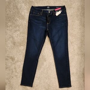 ANA NWT dark wash skinny stretch jean size 14